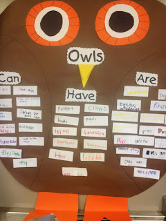 Owls! - First Grade Roars!