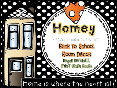 A Picture's Worth a Thousand Words...Back to School "Homey" Theme - First Grade Roars!