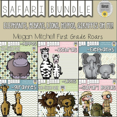 https://www.teacherspayteachers.com/Product/Giraffes-Elephants-Zebras-Hippos-LionsOh-My-BUNDLE-244969