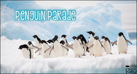 Penguin Parade - First Grade Roars!