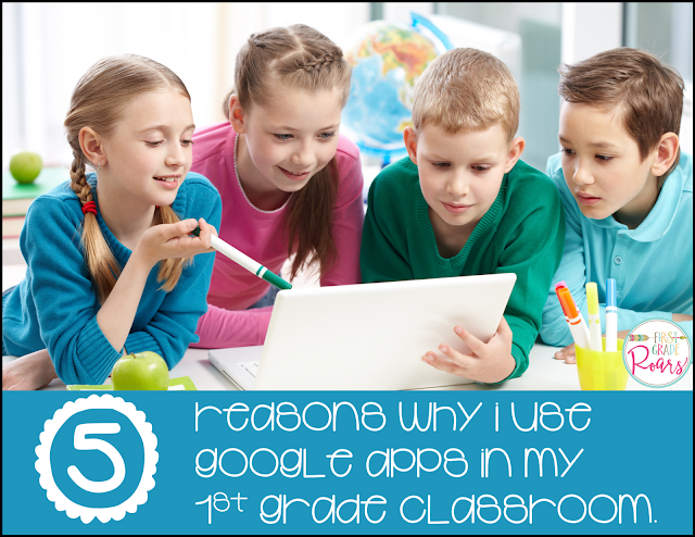 5 Reasons why I use Google Apps in my 1st Grade Classroom