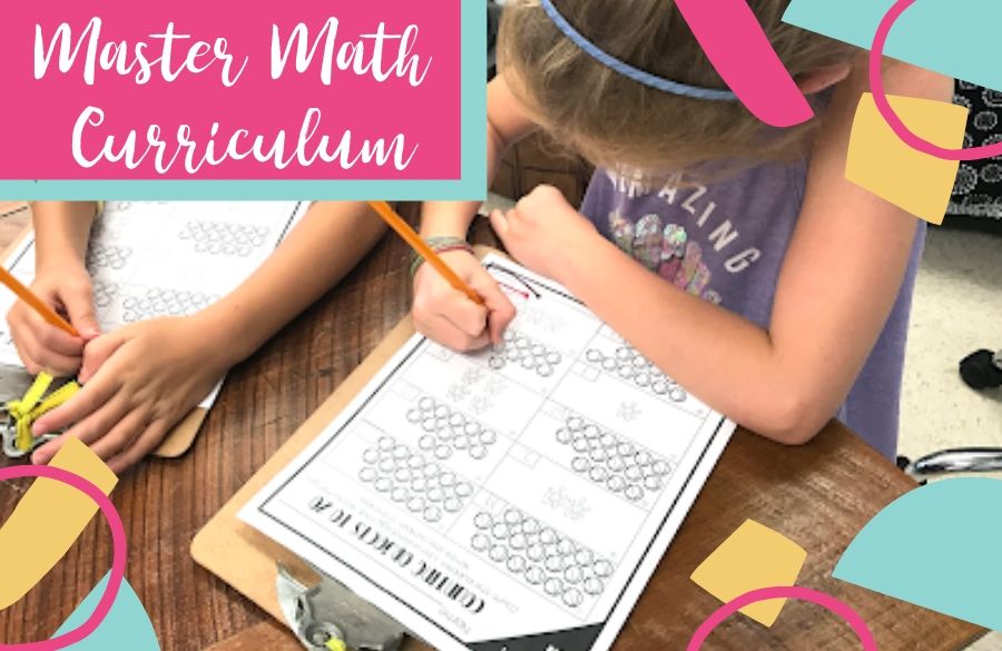 Read all about my first grade guided math curriculum called Master Math. I explain my guided math curriculum and give lots of helpful tips!!