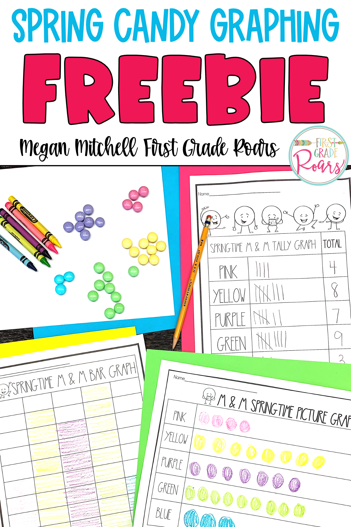 5 fun FREE Spring bunny, chick, and Peep activities. Lots of graphing fun with candy to enjoy as well. Certificates to reward positive achievements.
