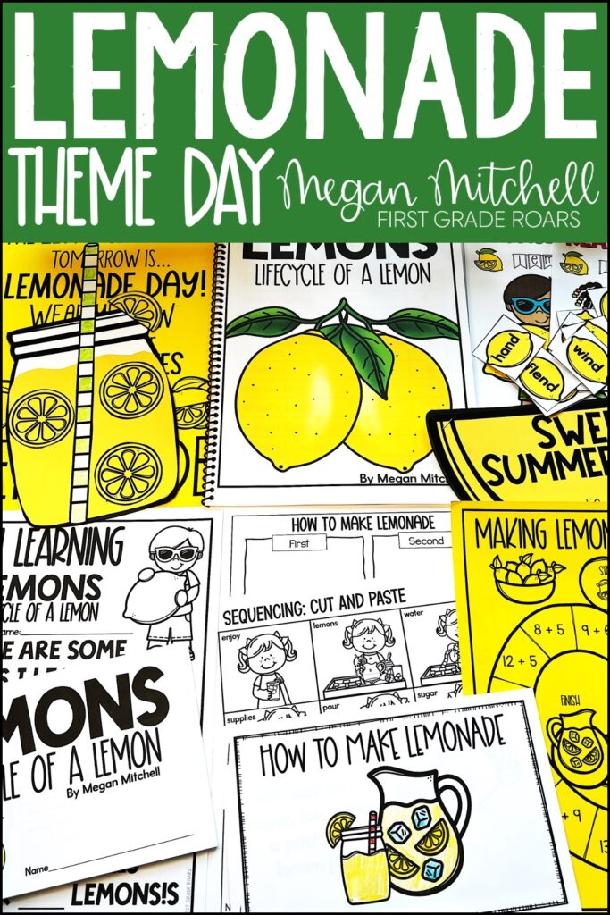 End of the year theme days lemonade day