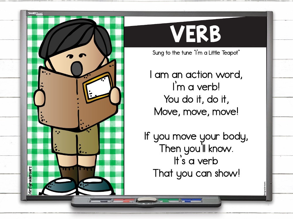 action verbs song