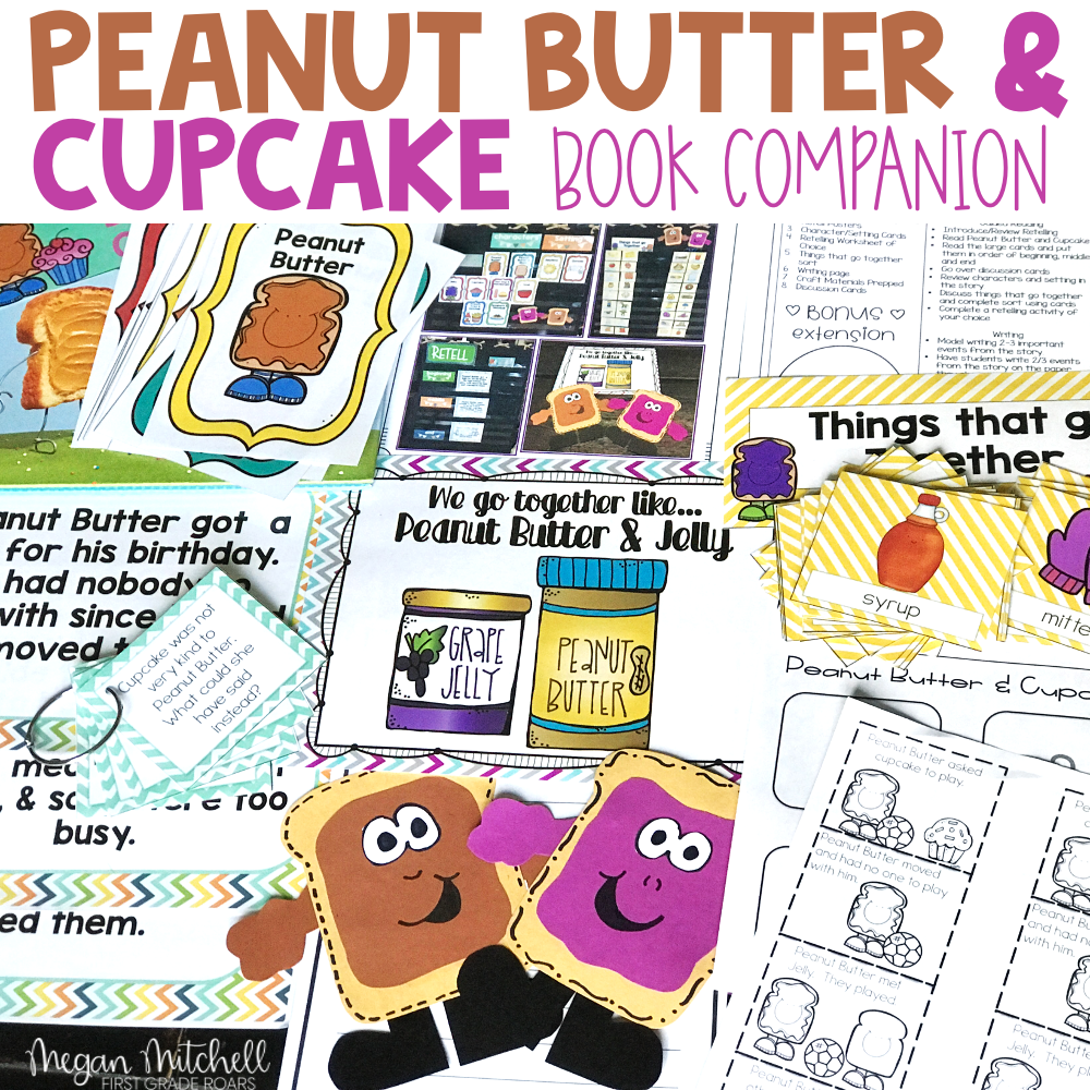 peanut butter and cupcake activities for friendship