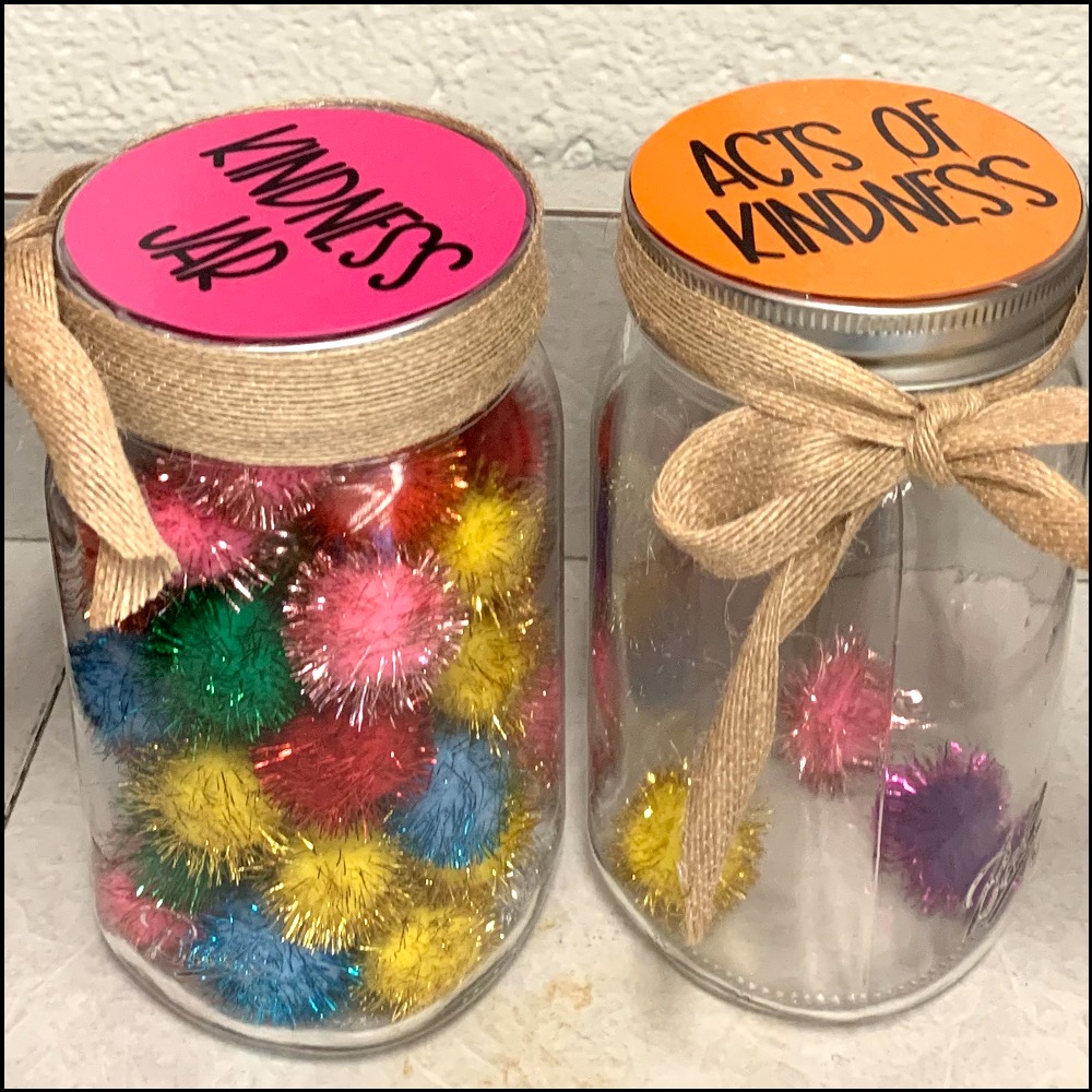 kindness jar for classroom positive behavior management