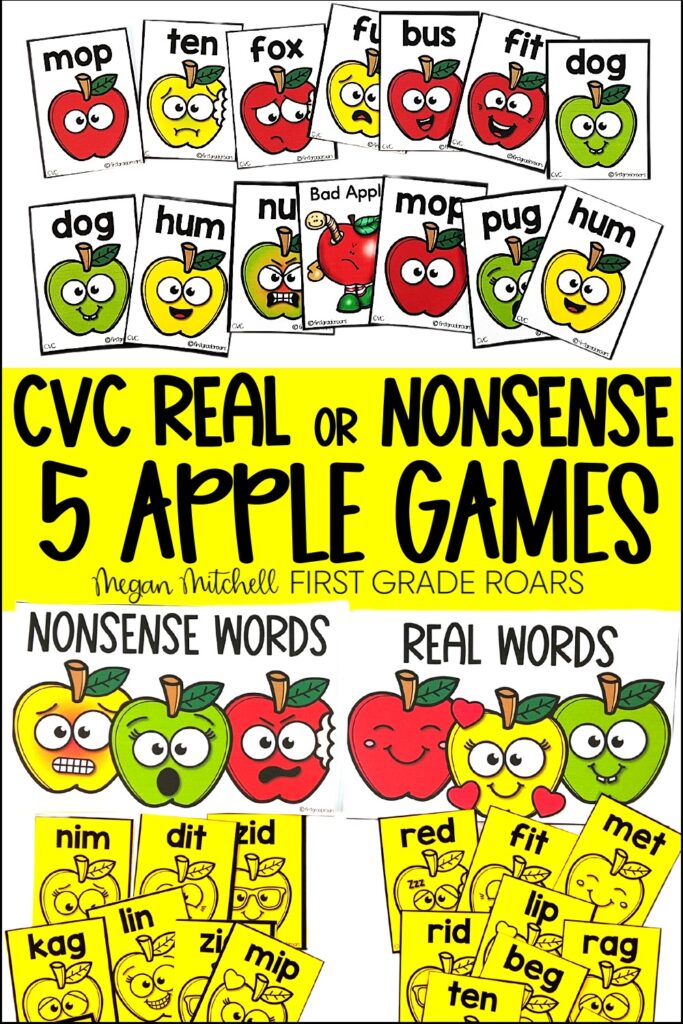 apple card games literacy activities