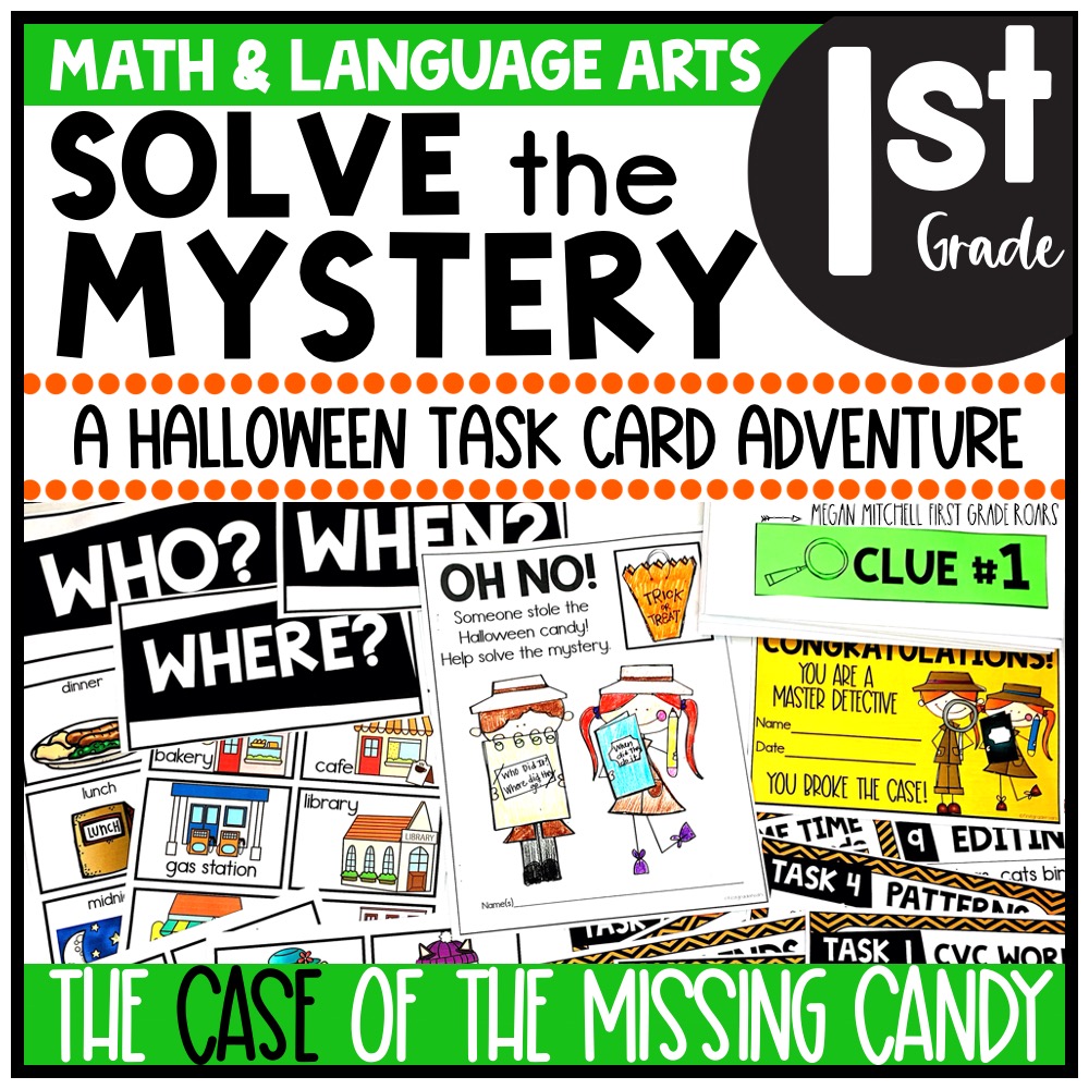Solve the Mystery Halloween activity