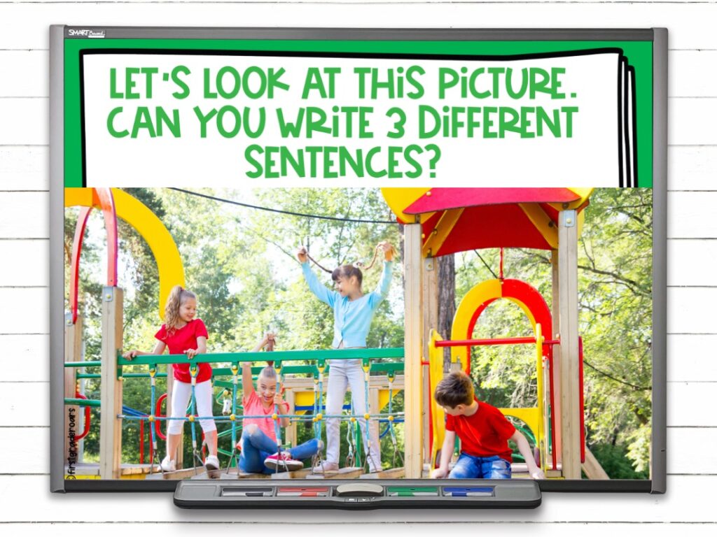 types of sentences activities digital slides