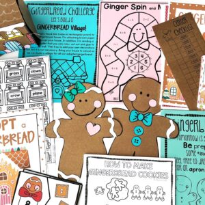 gingerbread activities for first grade