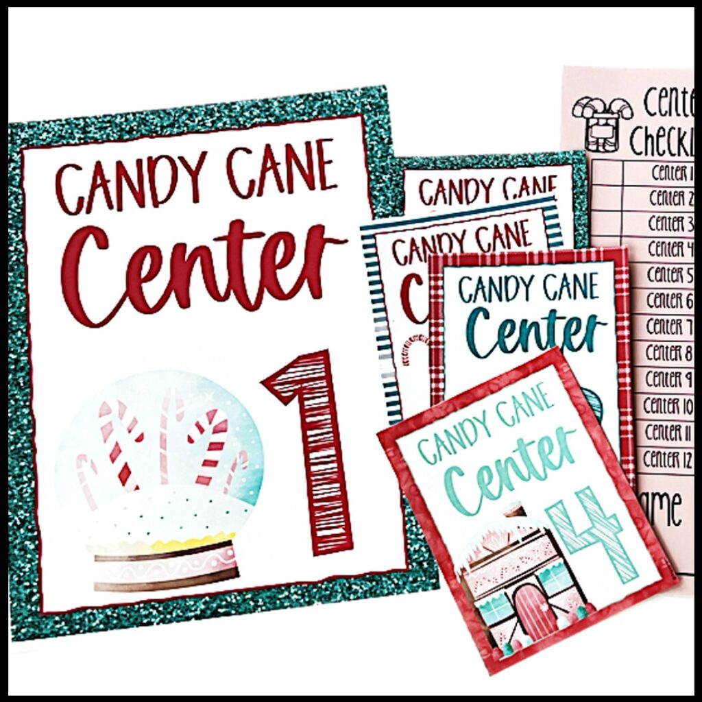 candy cane center signs