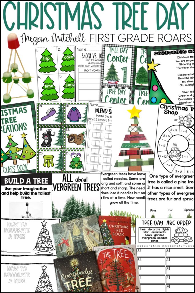 classroom Christmas tree theme day