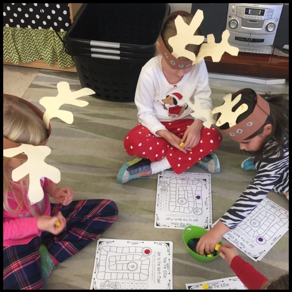 reindeer math activities