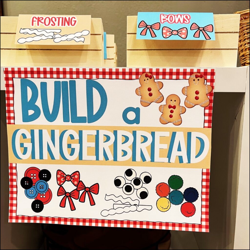 build a gingerbread activity