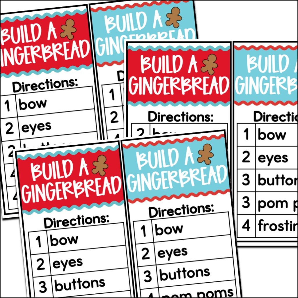 build a gingerbread instructions