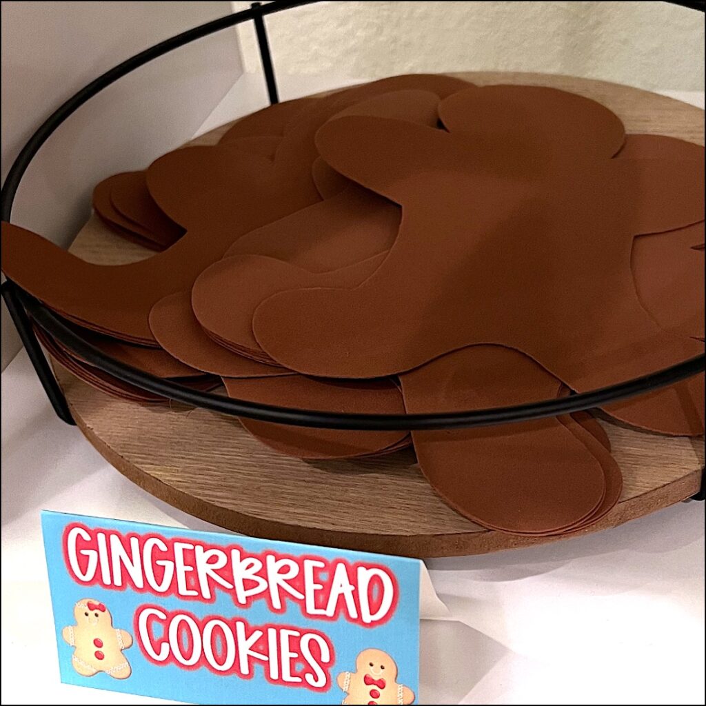 gingerbread cookies for dramatic play