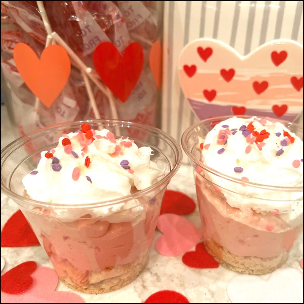 Cupid in a Cup Valentine's day snack activity