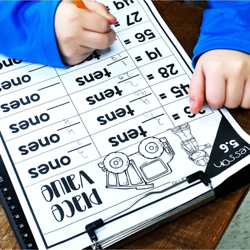 First Grade Place Value - Math Activities - Megan Mitchell