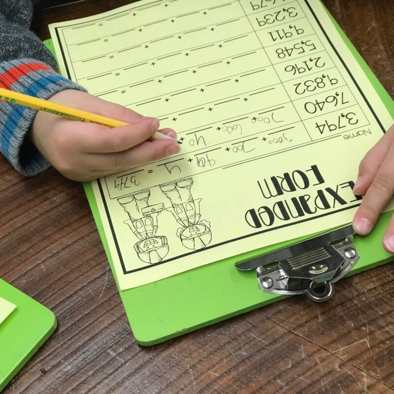 First Grade Place Value - Math Activities - Megan Mitchell