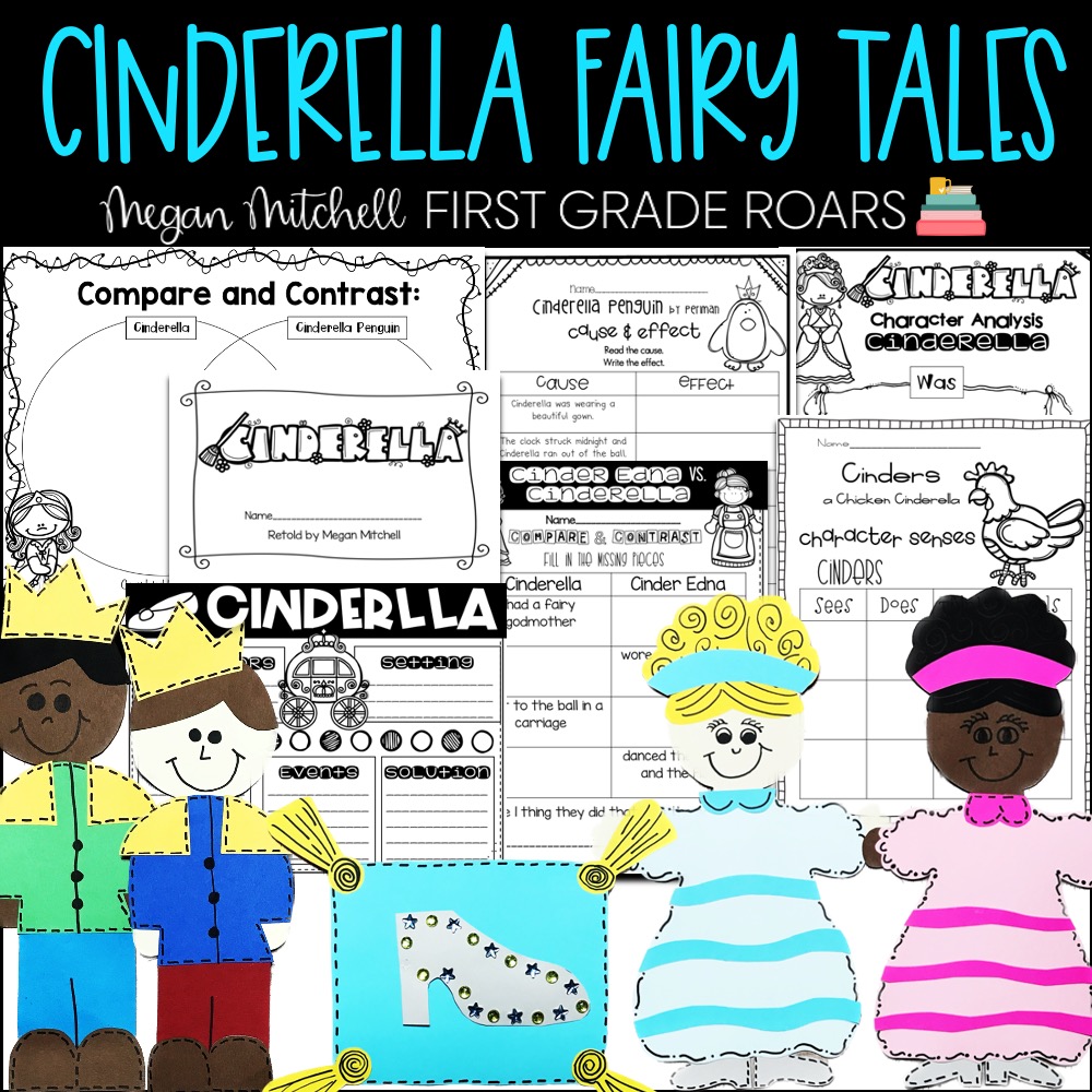 Cinderella fairy tales for First Grade