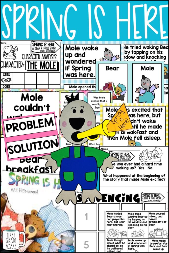 Spring Is Here A Bear and Mole Story activities