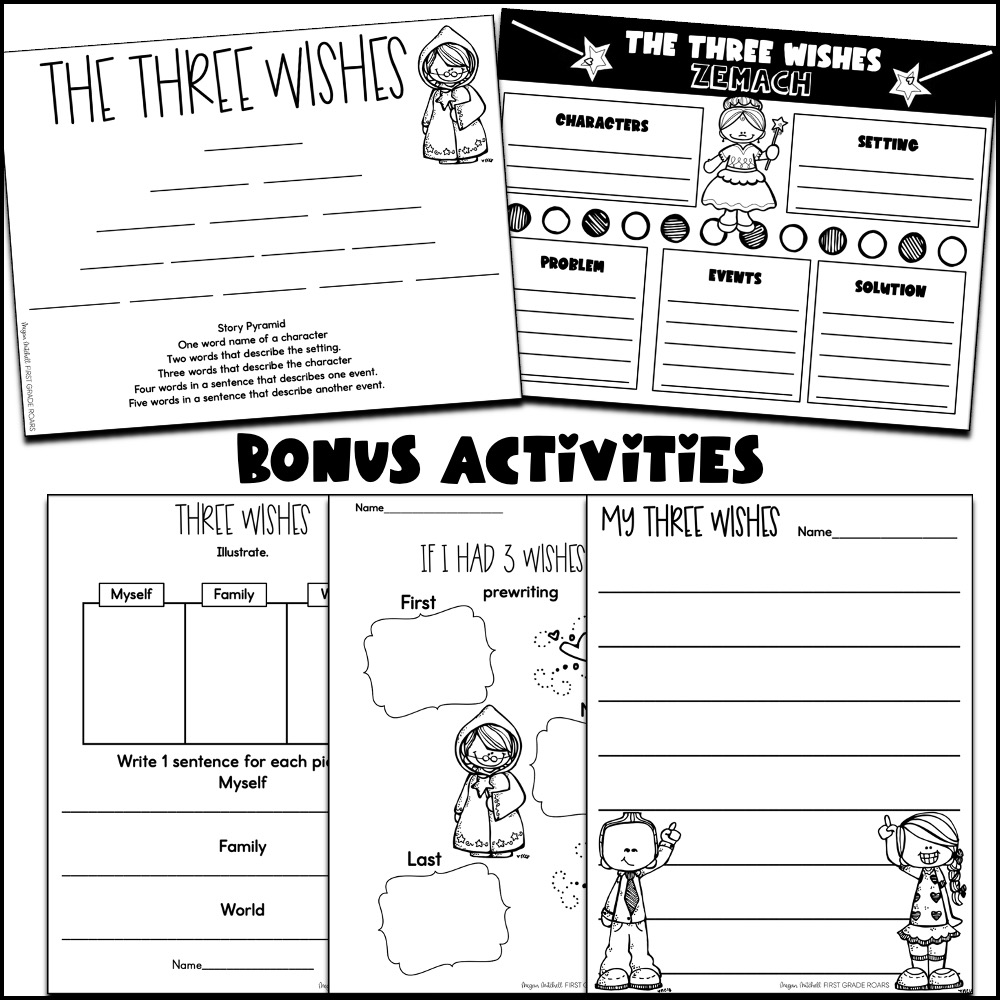 The Three Wishes activities