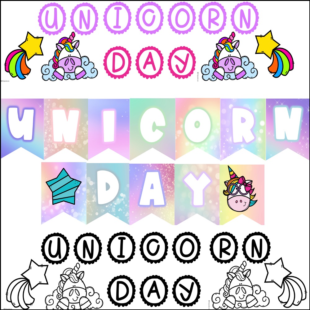 unicorn day sign