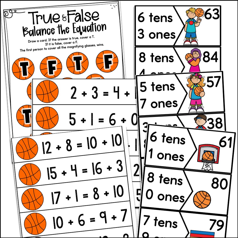 basketball math activities
