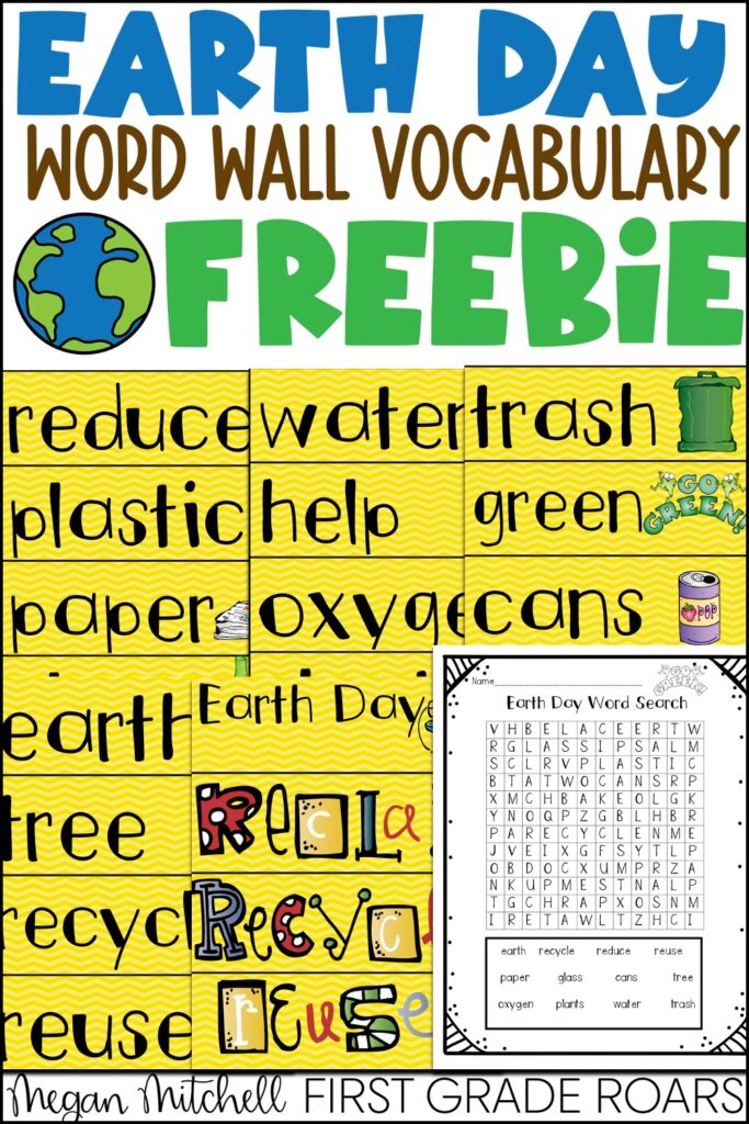 Earth Day words freebie