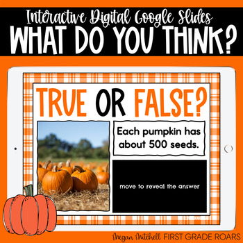 Pumpkin true or false