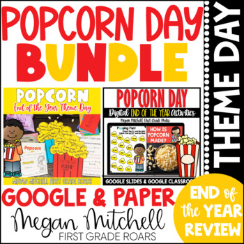 popcorn day activities bundle