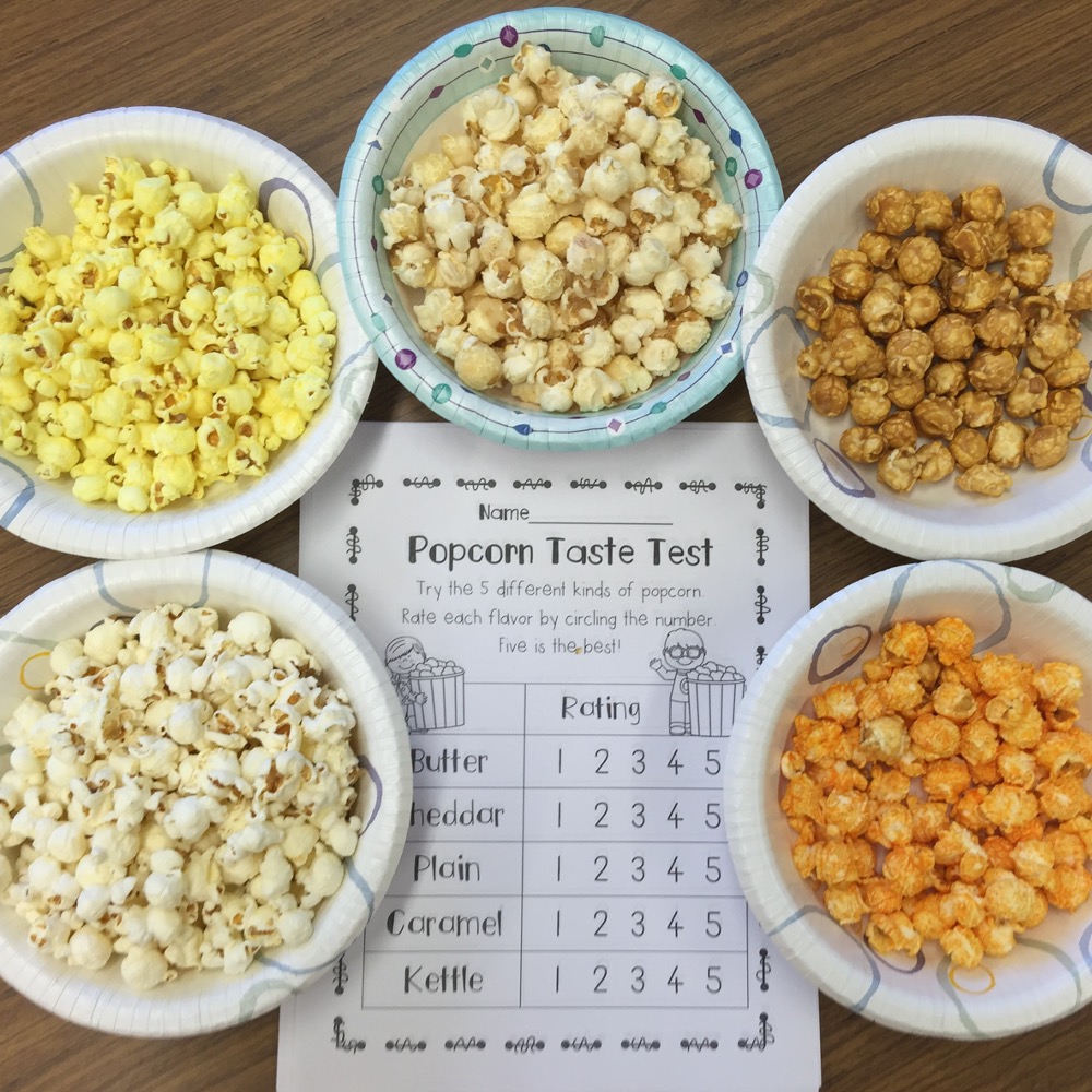 popcorn taste test survey