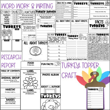 turkey worksheets