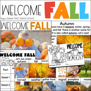 All About Fall Nonfiction Unit