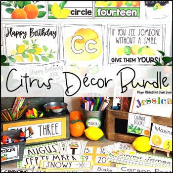 Citrus Classroom Theme