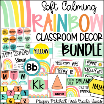 Boho Rainbow Classroom Theme