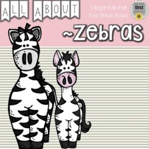 Zebra activities nonfiction reading unit