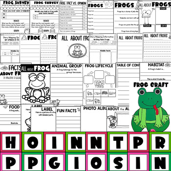 frog craft and frog activities
