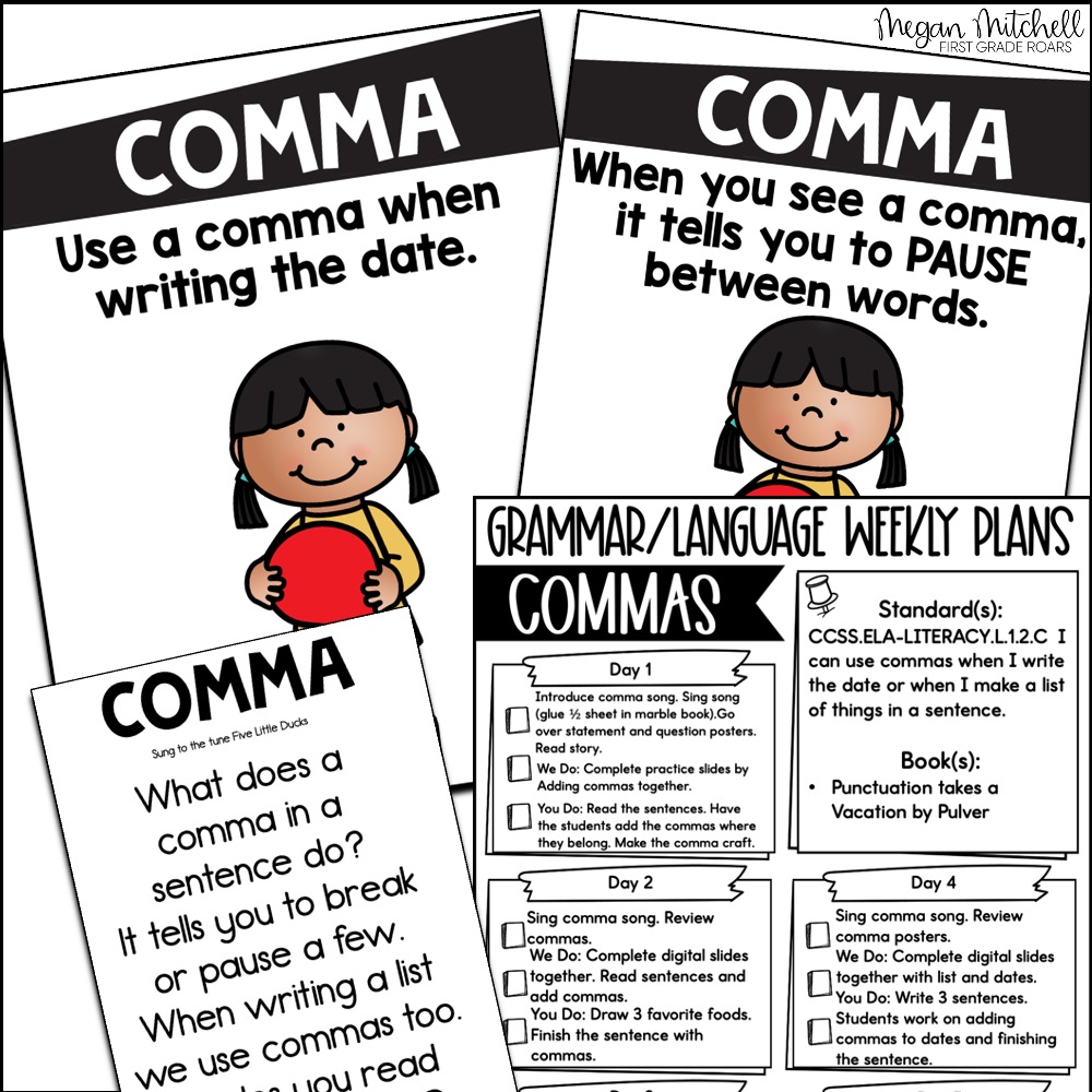 commas for kids