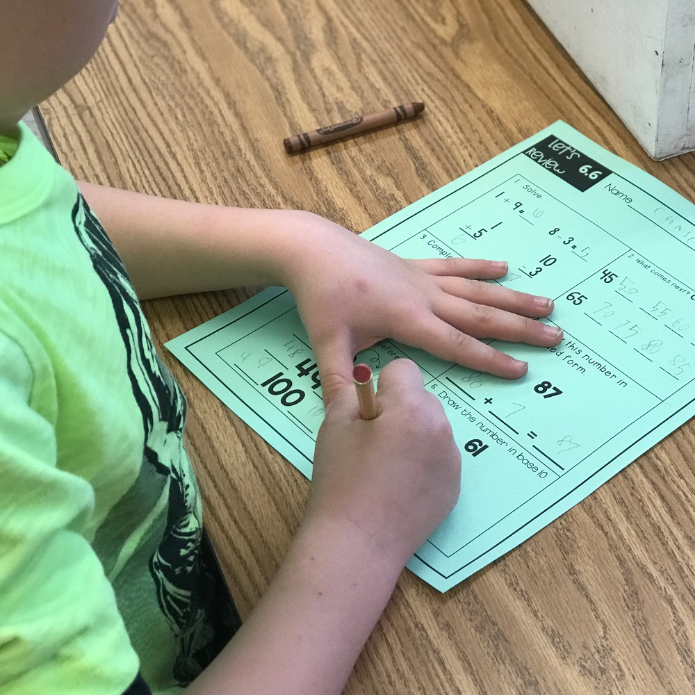 comparing two digit numbers review worksheet