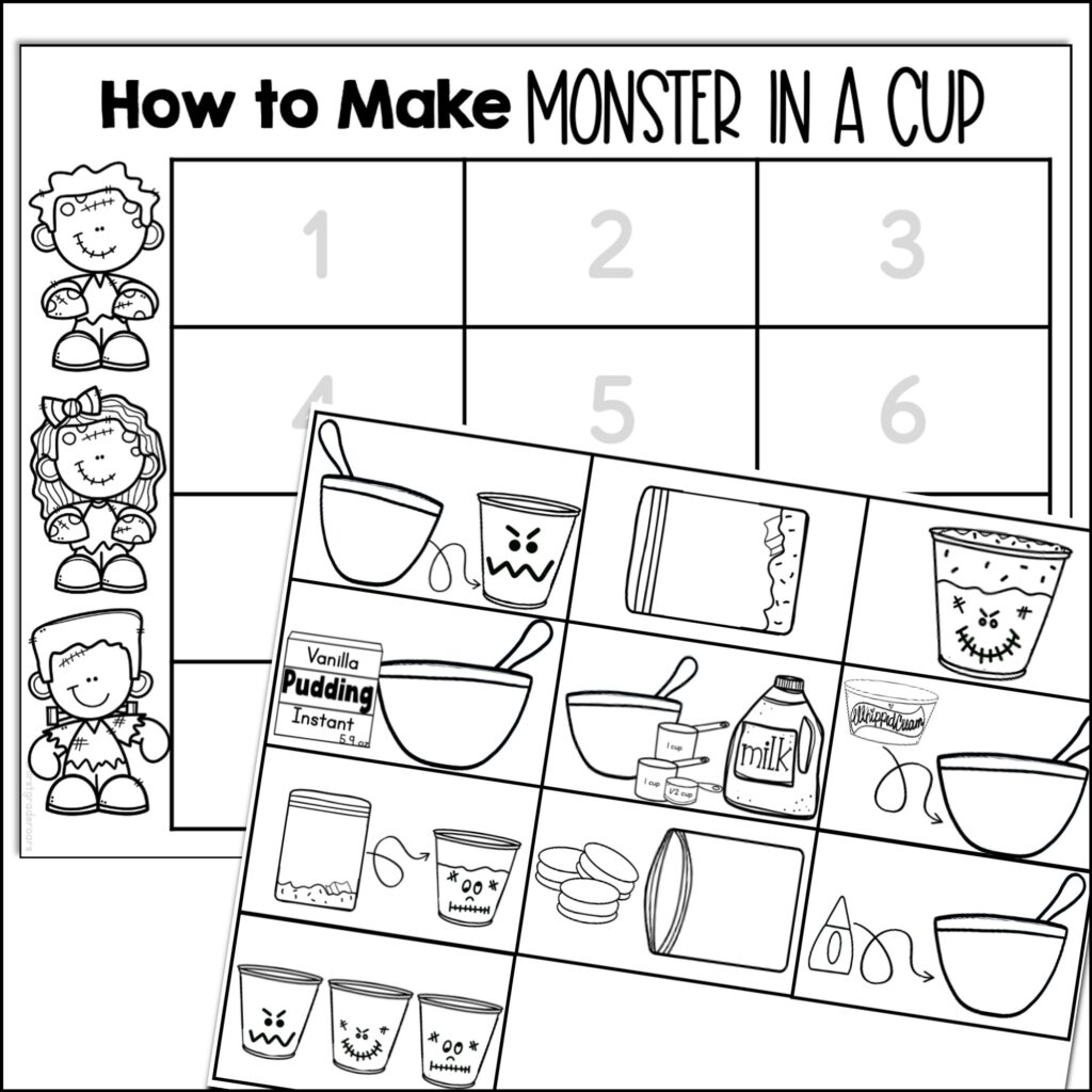 Monster in a Cup recipe sequencing